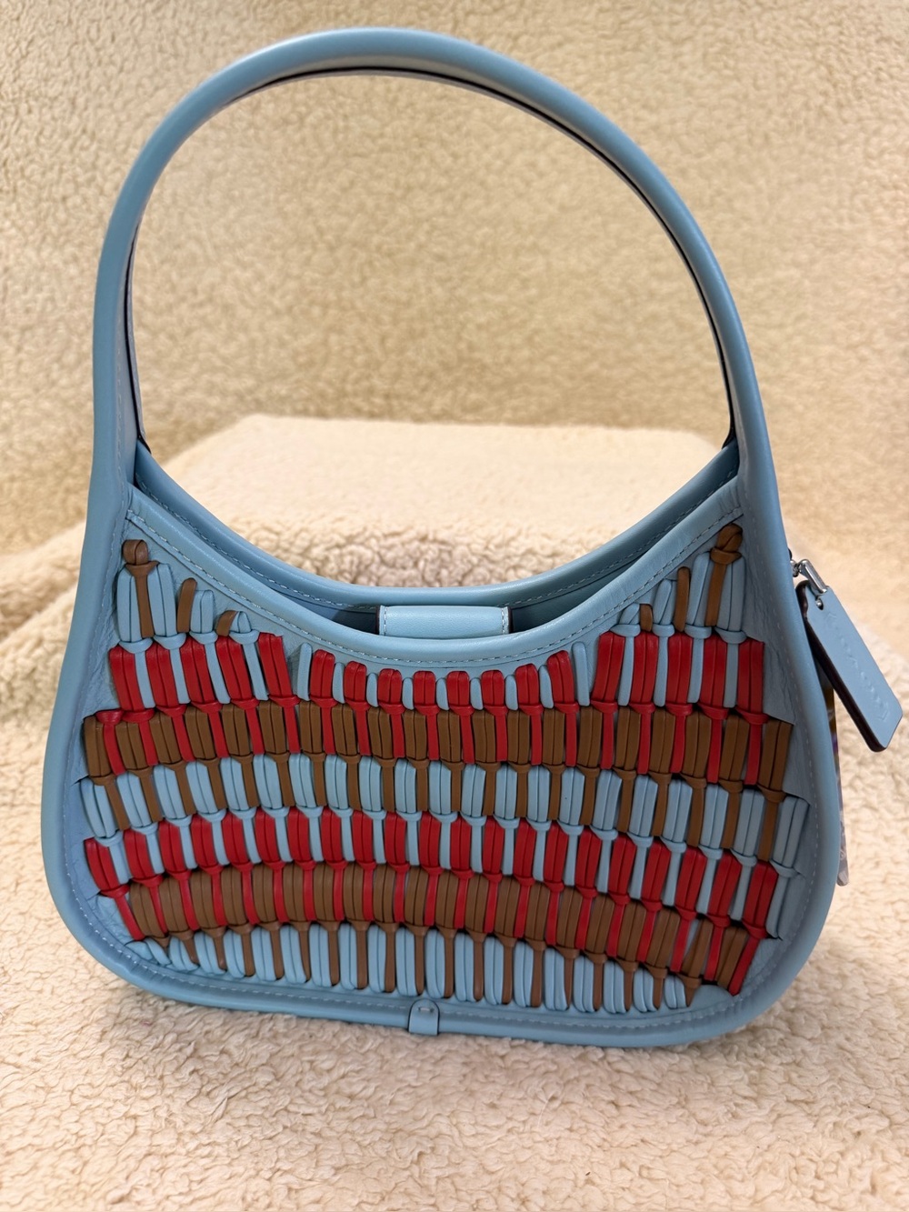 Coachtopia Ergo Bag in Basket Weave Upcrafted Leather